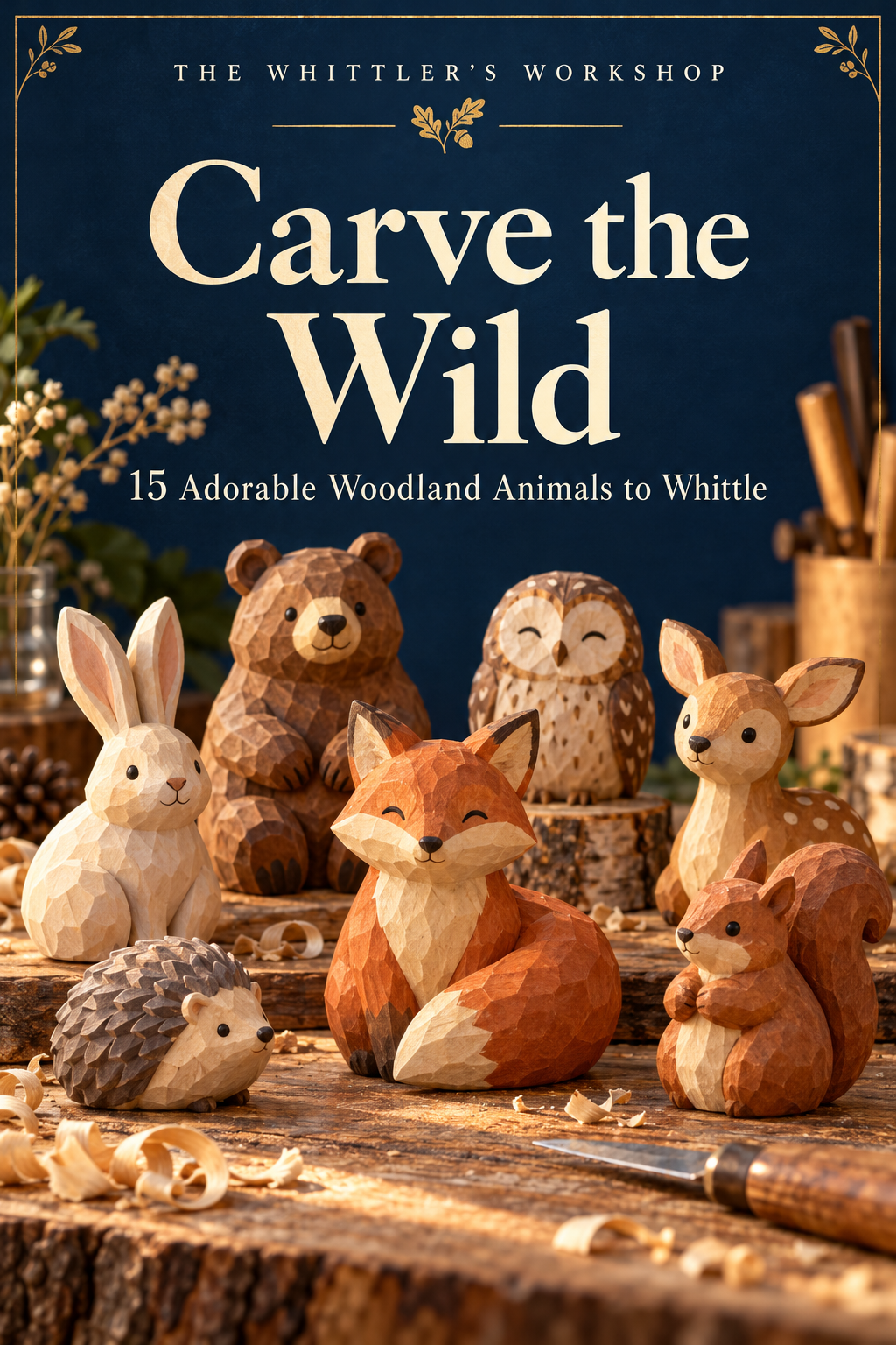 Carve the Wild – 15 Adorable Woodland Animals to Whittle